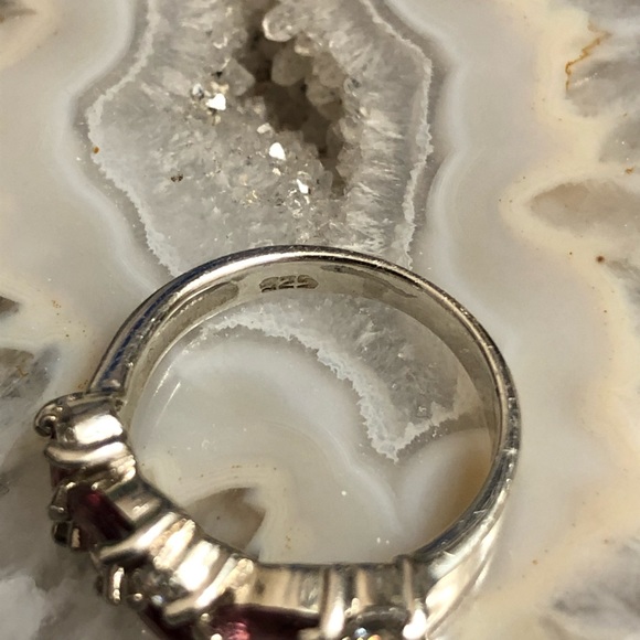 Raspberry Rhodolite Garnet Ring - Picture 3 of 3